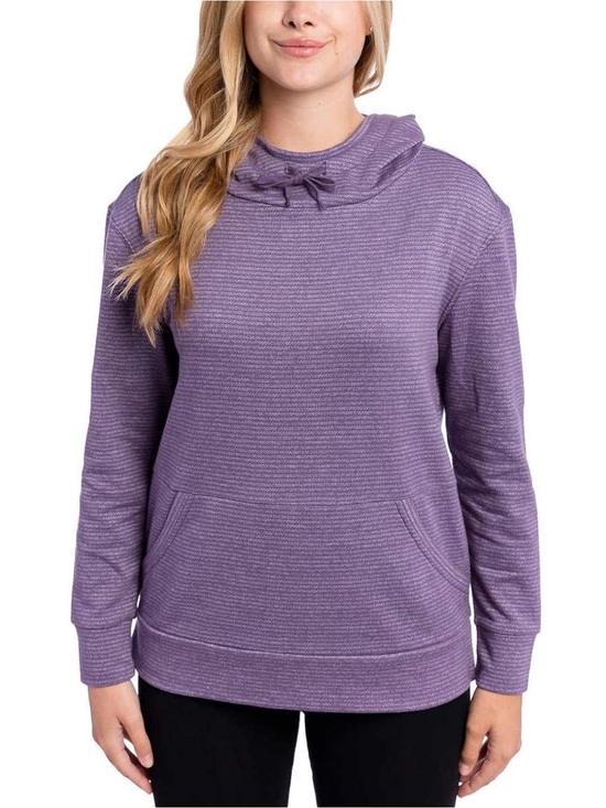 Champion Tops - Champion Women's French Terry Striped Lavender Hoodie - Size L - NWOT